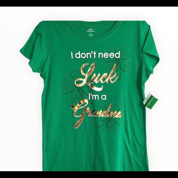 I Don’t Need Luck Tee Shirt Sz M - Picture 2 of 4